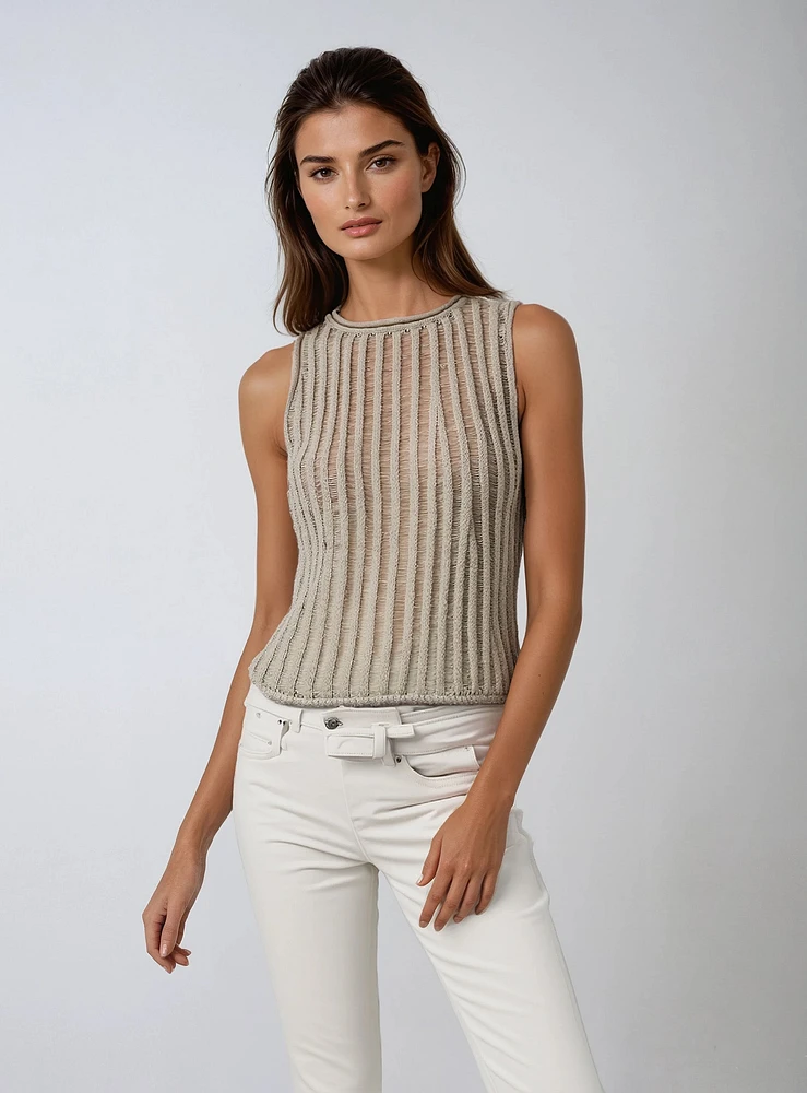 MELANY | Sleeveless Knit Sweater