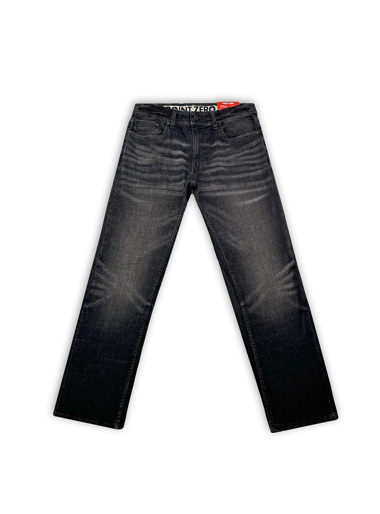 MALCOM | Classic Fit 5 Pocket Denim Jeans