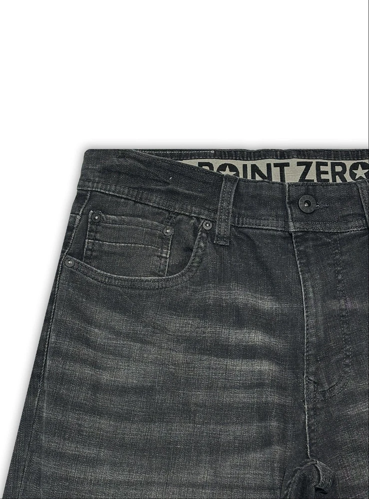MALCOM | Classic Fit 5 Pocket Denim Jeans