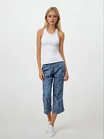 CARLY | Capri Elastic Waist Pants