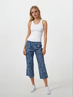 CARLY | Capri Elastic Waist Pants