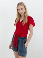 LARSA | Shorts With Front Tie