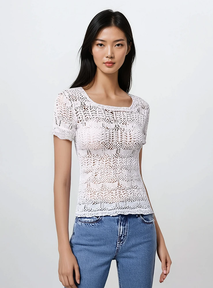 TRACY | T-Shirt Knit Sweater