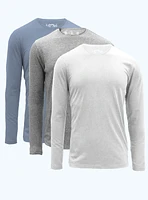 3-Pack Cotton Organic Long Sleeves T-shirts