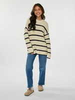 Pernille Stripe O-Neck Sweater