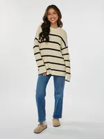 Pernille Stripe O-Neck Sweater