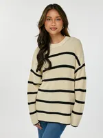 Pernille Stripe O-Neck Sweater