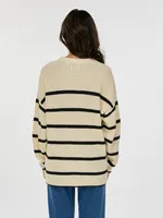 Pernille Stripe O-Neck Sweater