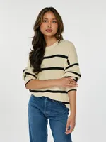 Pernille Stripe O-Neck Sweater