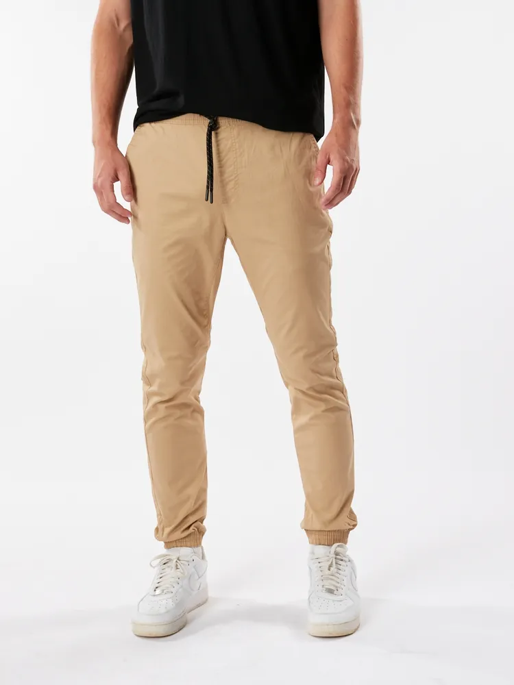 Organic Cotton Straight Twill Joggers