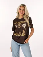 Morgan Wallen Brown Portrait Tee