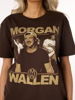 Morgan Wallen Brown Portrait Tee