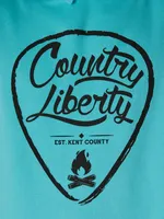 Country Liberty Guitar Pick Hoodie