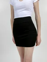 Nylon Bodycon Trisha Mini Skirt