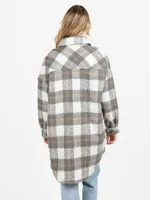 Brittney Brush Plaid Shacket