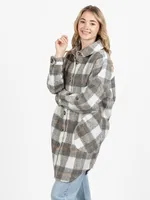 Brittney Brush Plaid Shacket