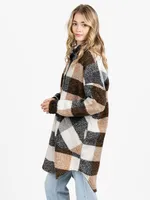 Brittney Brush Plaid Shacket