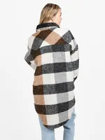 Brittney Brush Plaid Shacket