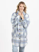 Brittney Brush Plaid Shacket