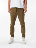 Organic Cotton Straight Twill Joggers