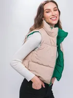 2 Tone Puffer Vest