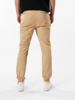 Organic Cotton Straight Twill Joggers