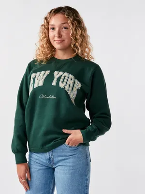 New York City Two Tone Crew Sweatshirt