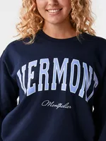 Vermont Two Tone Crew Sweatshirt