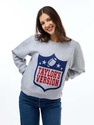 Taylor's Version Football Crew Sweatshirt