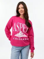 Aspen Mountain Crew Sweatshirt