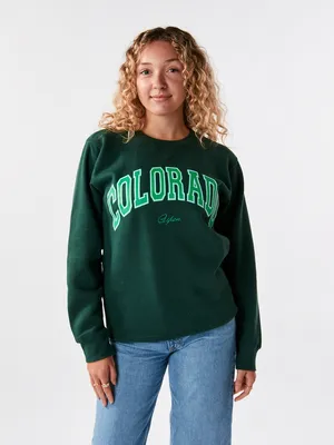 Colorado Two Tone Crew Sweatshirt