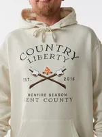 Country Liberty Marshmallow Bonfire Hoodie