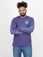 East Coast Lifestyle Anchor Crest Long Sleeve Tee