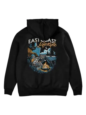 East Coast Lifestyle Skeleton Camp Hoodie