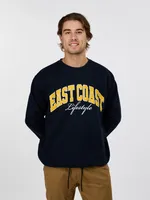 East Coast Lifestyle Varsity Crew Sweatshirt