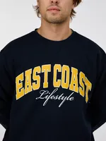 East Coast Lifestyle Varsity Crew Sweatshirt