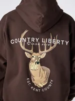 Country Liberty Deer Hoodie