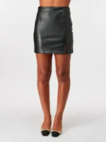 Sade Faux Mini Skirt