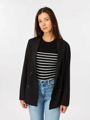 Basic Double Breasted Blazer