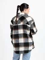 Jessica Brushed Plaid Shacket