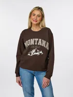 Montana Mountain Crew Sweatshirt