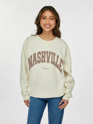 3D Nashville Crew Sweatshirt