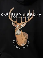 Country Liberty Deer Hoodie