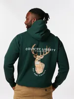 Country Liberty Deer Hoodie