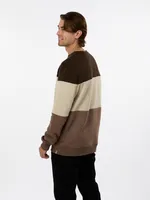 Ten Tree Blocked Classic Crew Sweatshirt