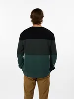 Ten Tree Blocked Classic Crew Sweatshirt