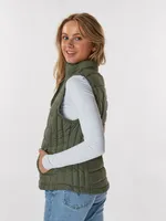 Piped Puff Vest