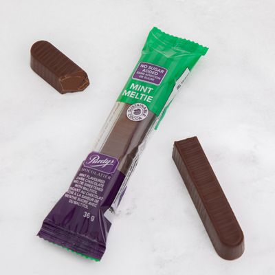No Sugar Added Dark Chocolate Mint Meltie Bar, 36 g
