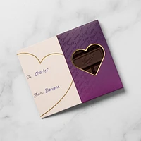 Dark Chocolate & Crisps Valentine Card Box, 60 g