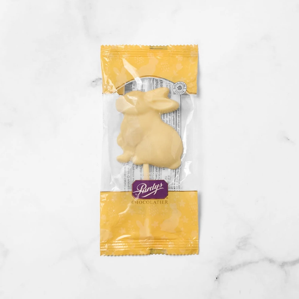 White Chocolate Bunny Lolly, 30 g